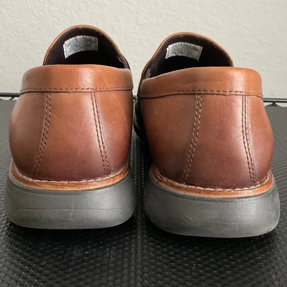 Rockport Total Motion Sport Dress Penny Loafers Mens 8.5 W Cognac CH6340